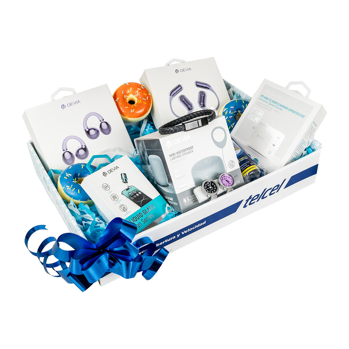 Canasta Devia Sonido y Energía Portátil