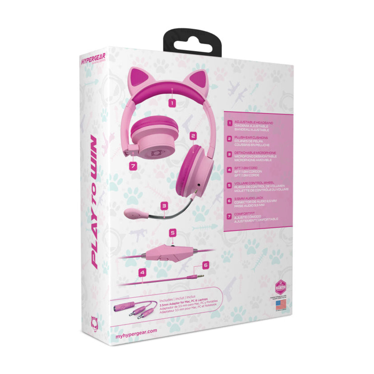 Audífonos Hypergear Kombat Kitty Gaming