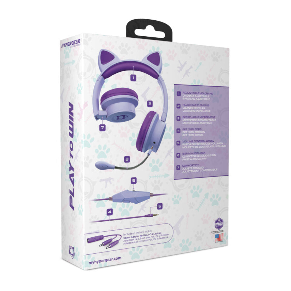 Audífonos Hypergear Kombat Kitty Gaming