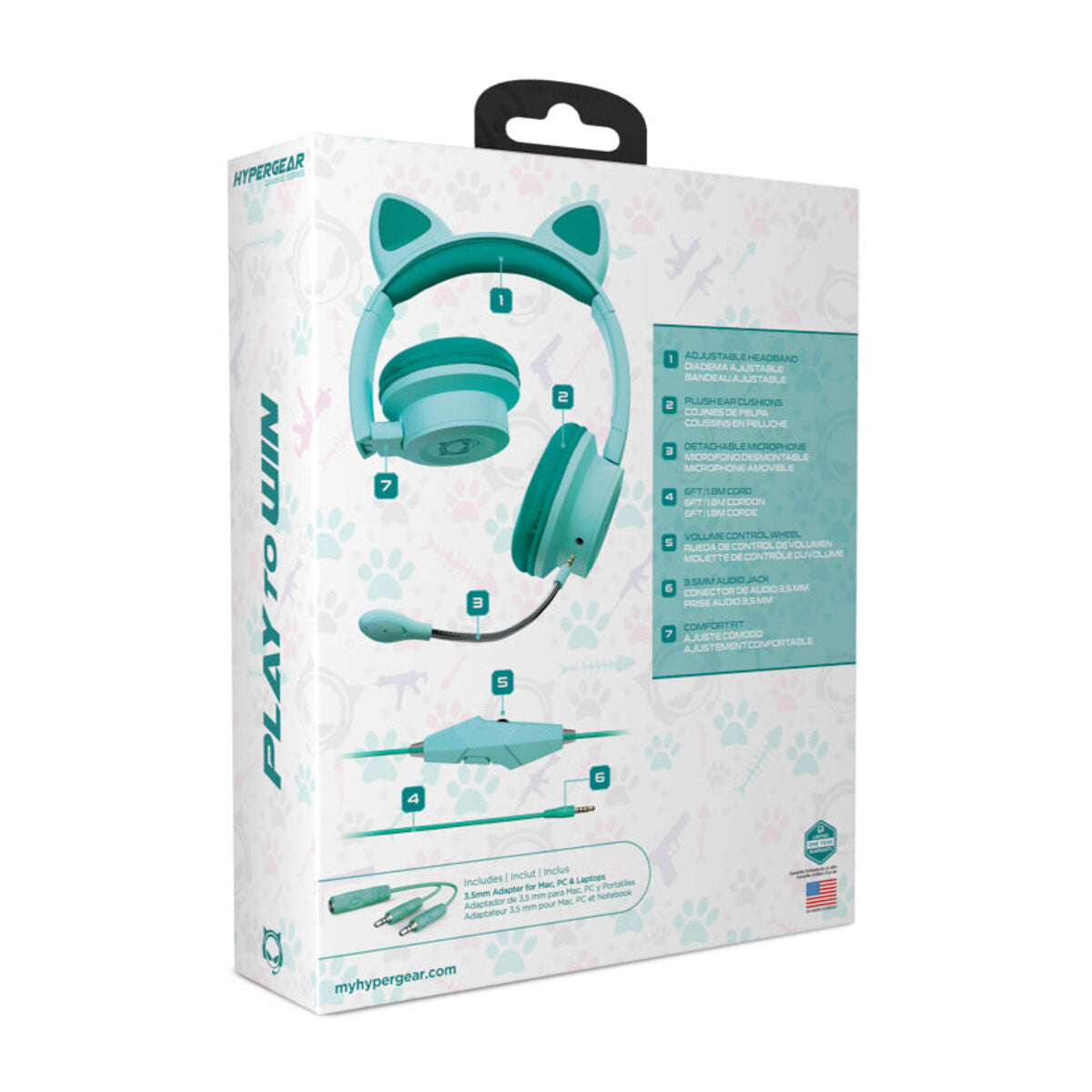 Audífonos Hypergear Kombat Kitty Gaming