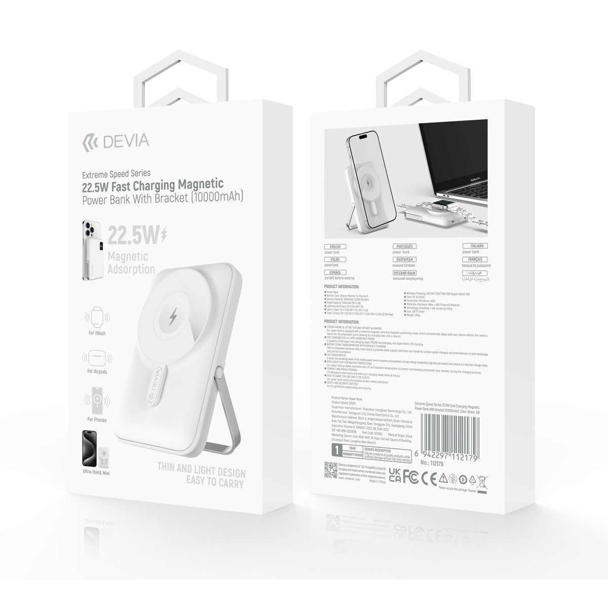 Bateria Devia 10K22.5W 3 En 1 W-A