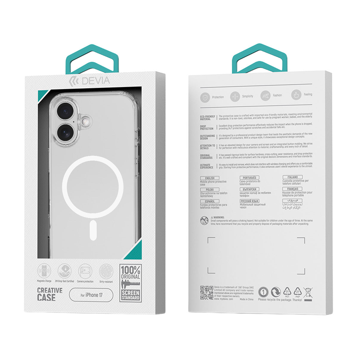 Funda Devia Pure Mag iPhone 17