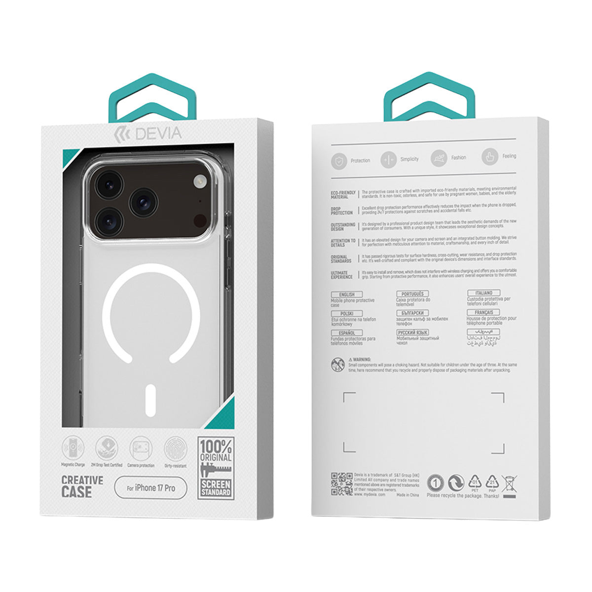 Funda Devia Pure Mag iPhone 17 Pro