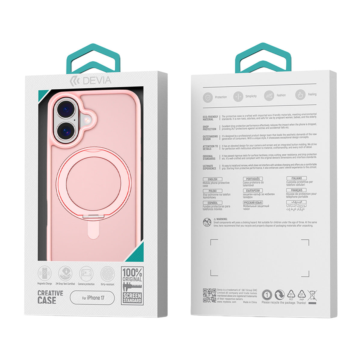 Funda Devia Mag iPhone 17 Brack 360