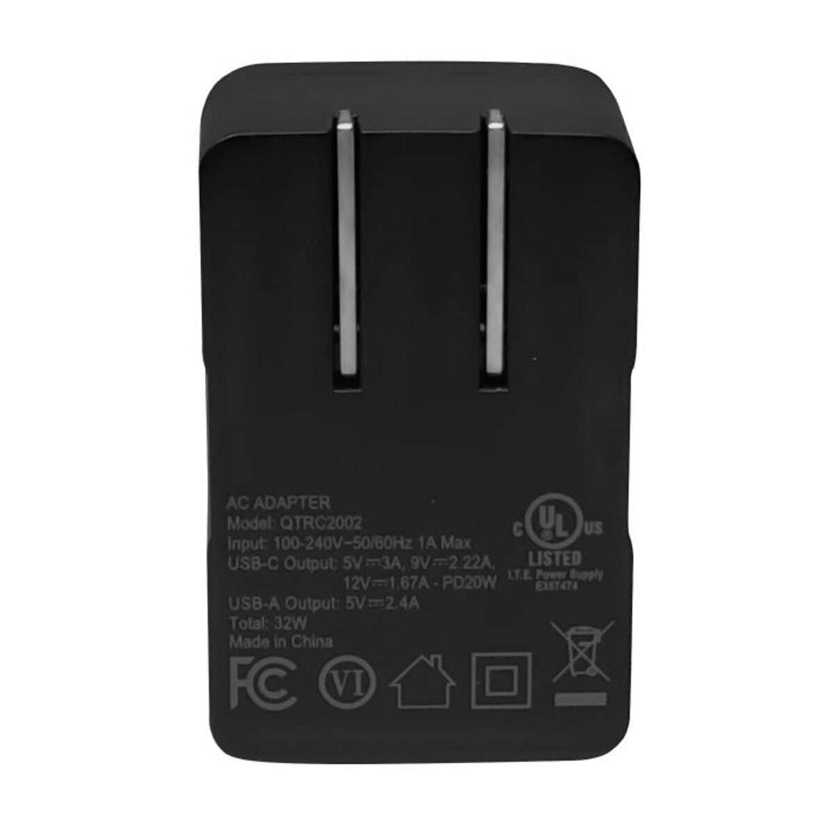 Cargador Quikcell Dual Pared 24W USB