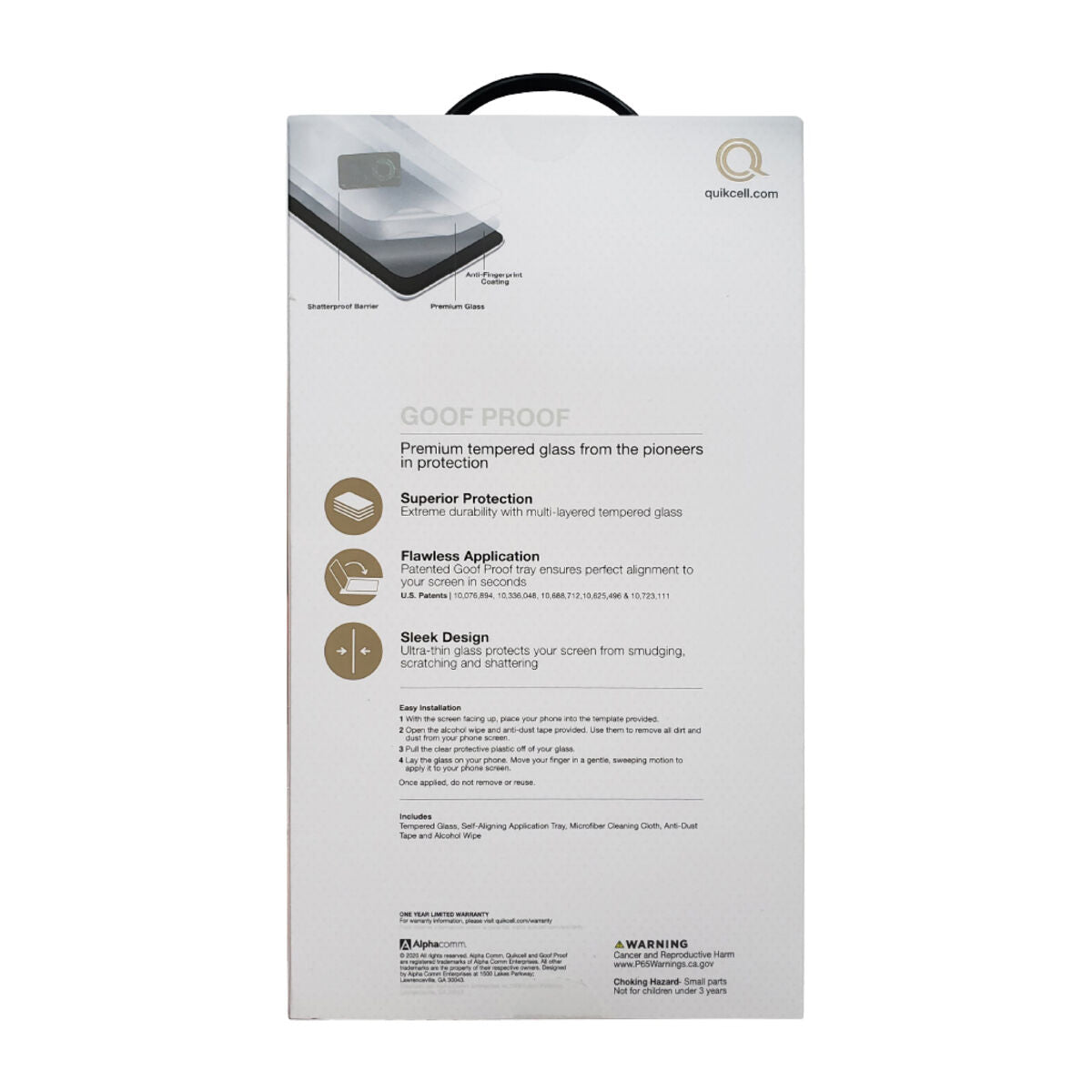 Mica Quikcell Templado iPhone 12 Y 12 Pro