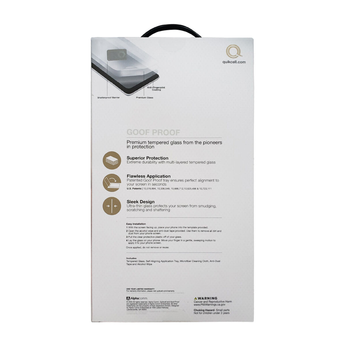 Mica Quikcell Templado iPhone 12 Pro Max