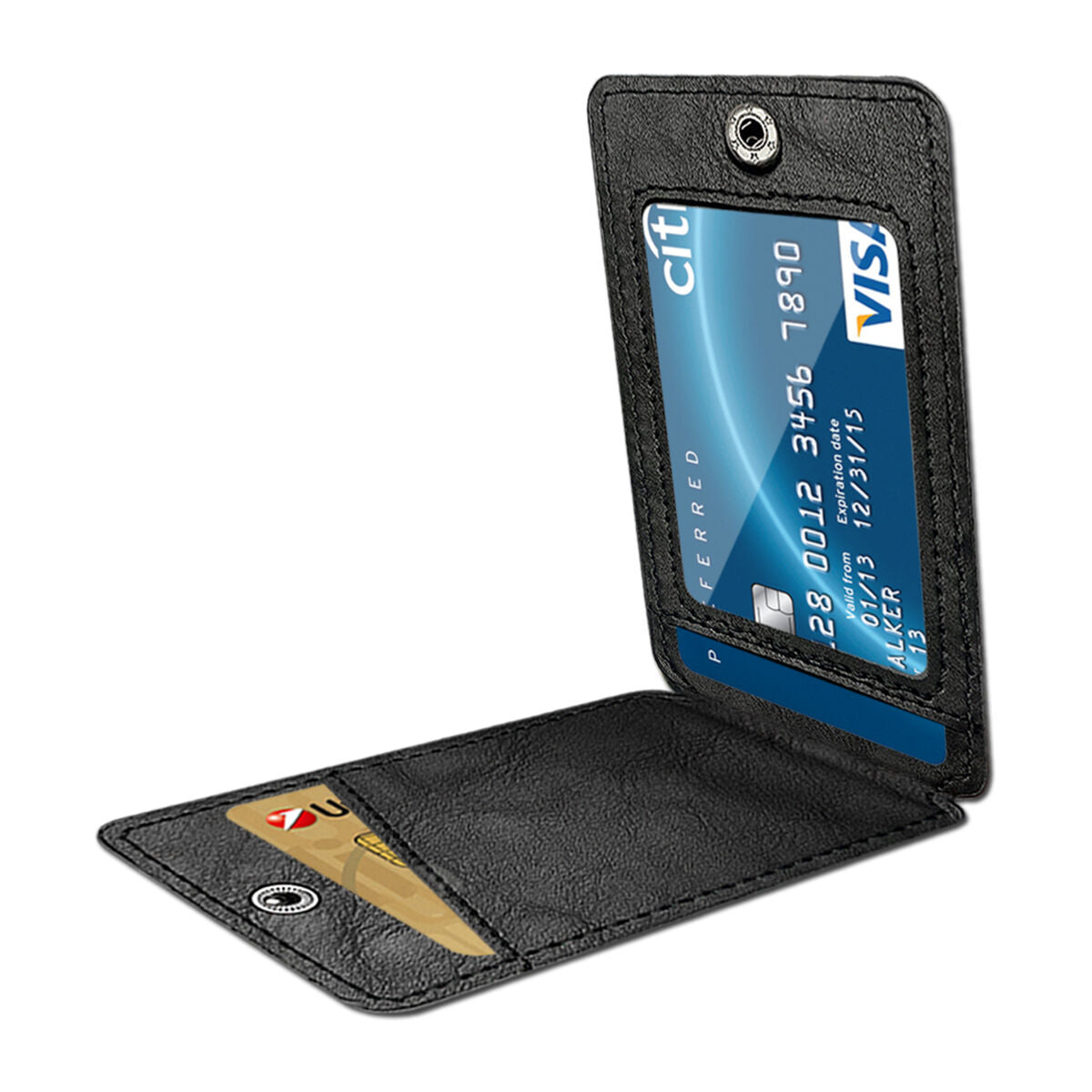 Tarjetero RK Bolsillo Plegable de Piel