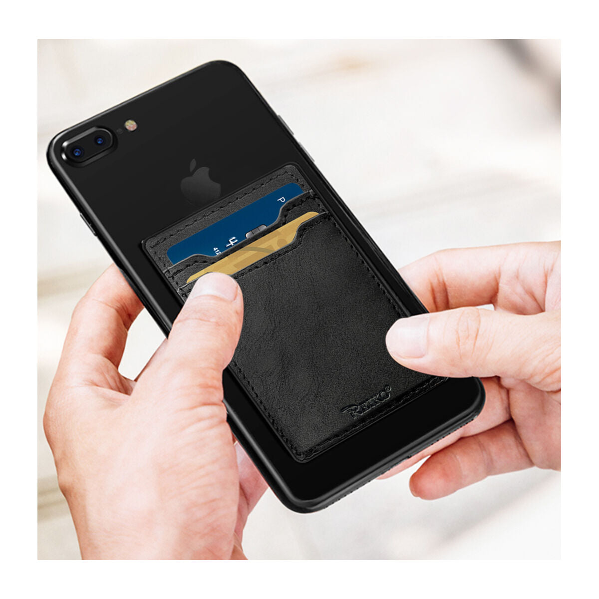 Tarjetero RK Bolsillo Adhesivo de Piel