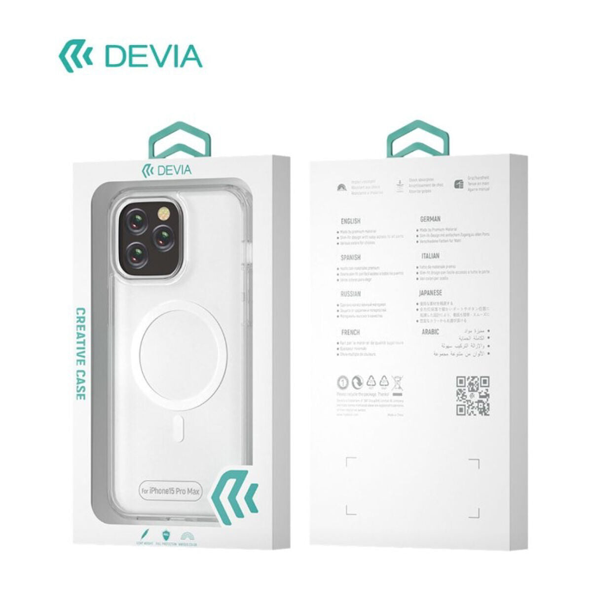 Funda Devia Pure Magnetic iPhone 15 Pro