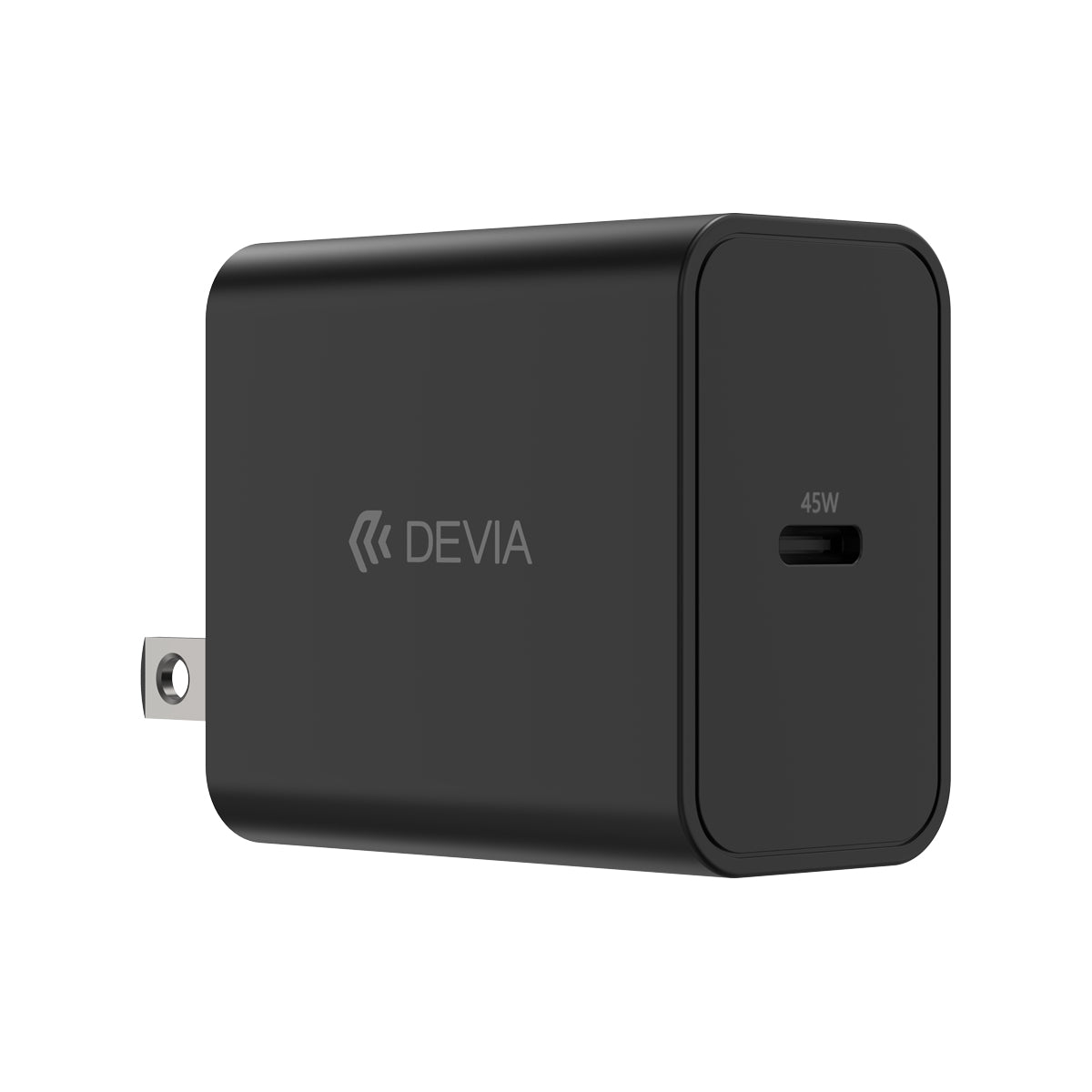 Cargador Devia 45W PD QC Con Cable Tipo C