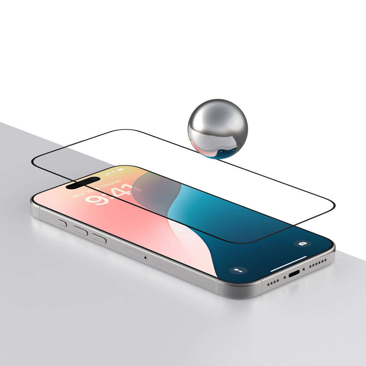 Mica Devia Tem Anti Static iPhone 16 Plus