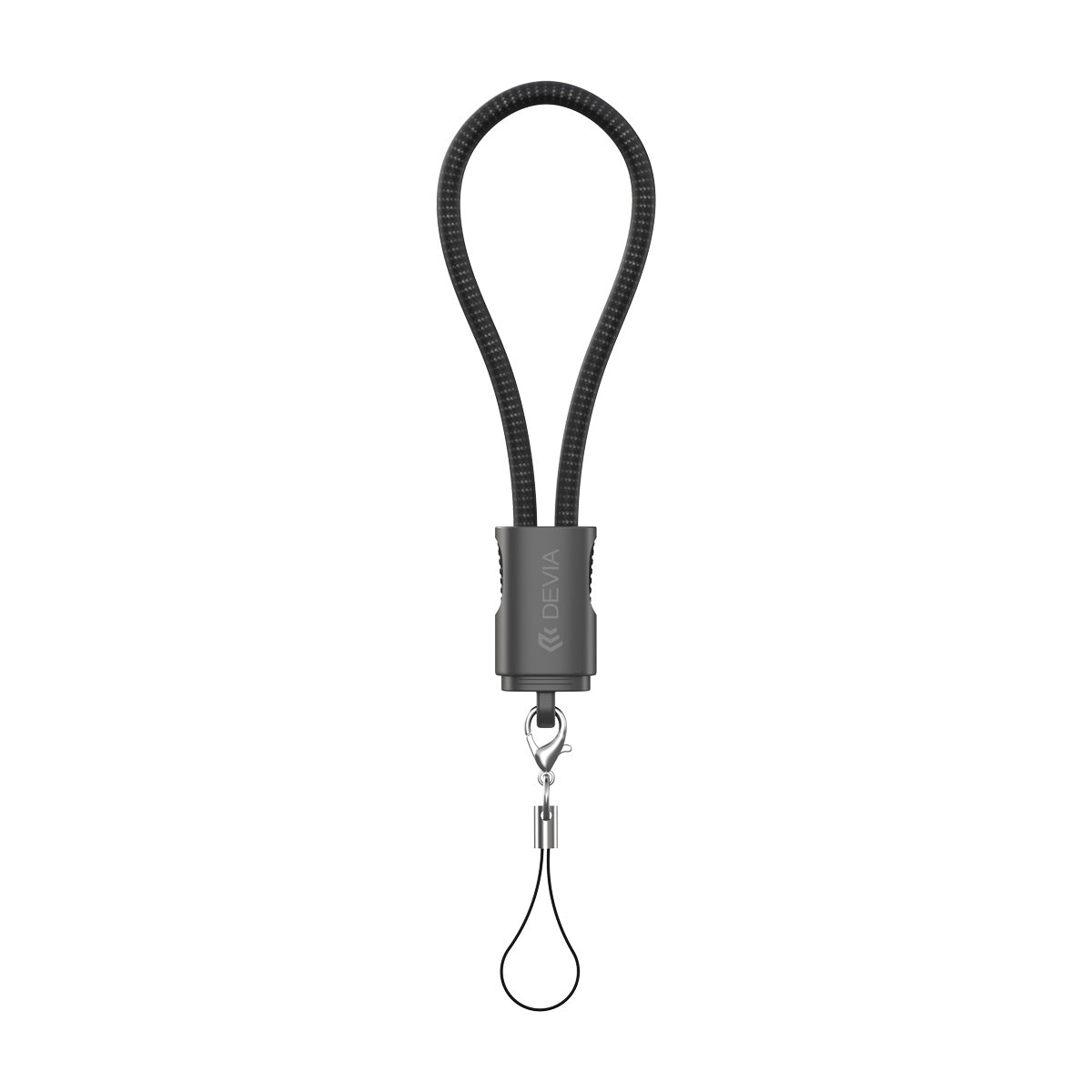 Gadgets Devia Llavero Cable Retráctil Tipo-C a C