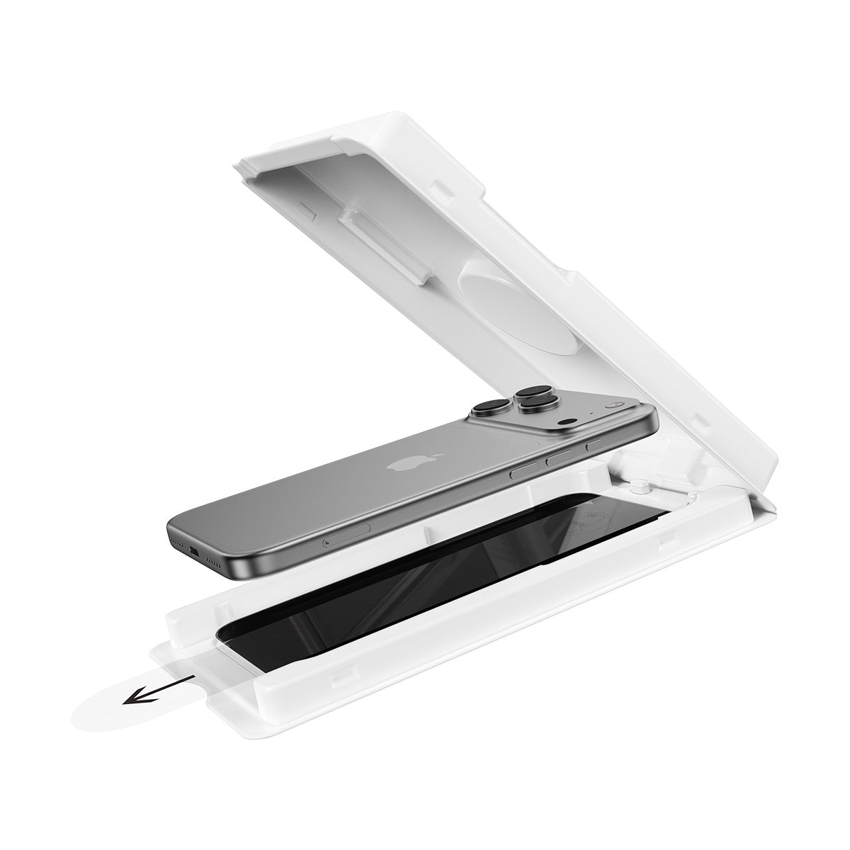 Mica Devia Cristal Tem Privacy iPhone 17 Pro Max