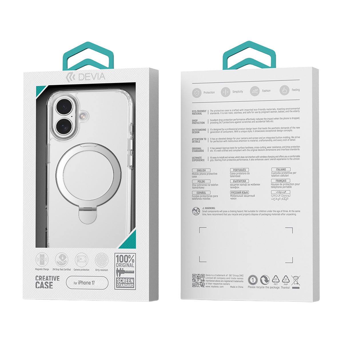 Funda Devia Mag iPhone 17 Brack