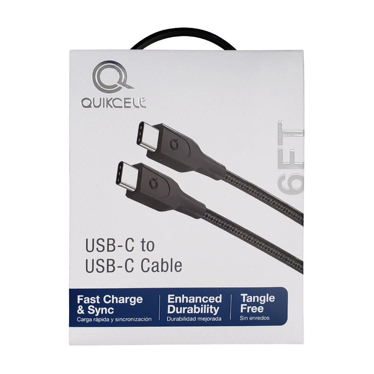 Cargador Quikcell USB C a Tipo C 1.8m