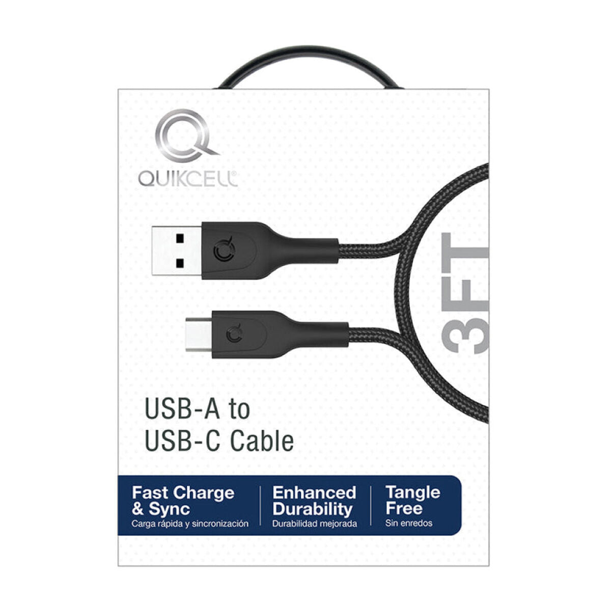 Cable Quikcell USB a Tipo C 1m