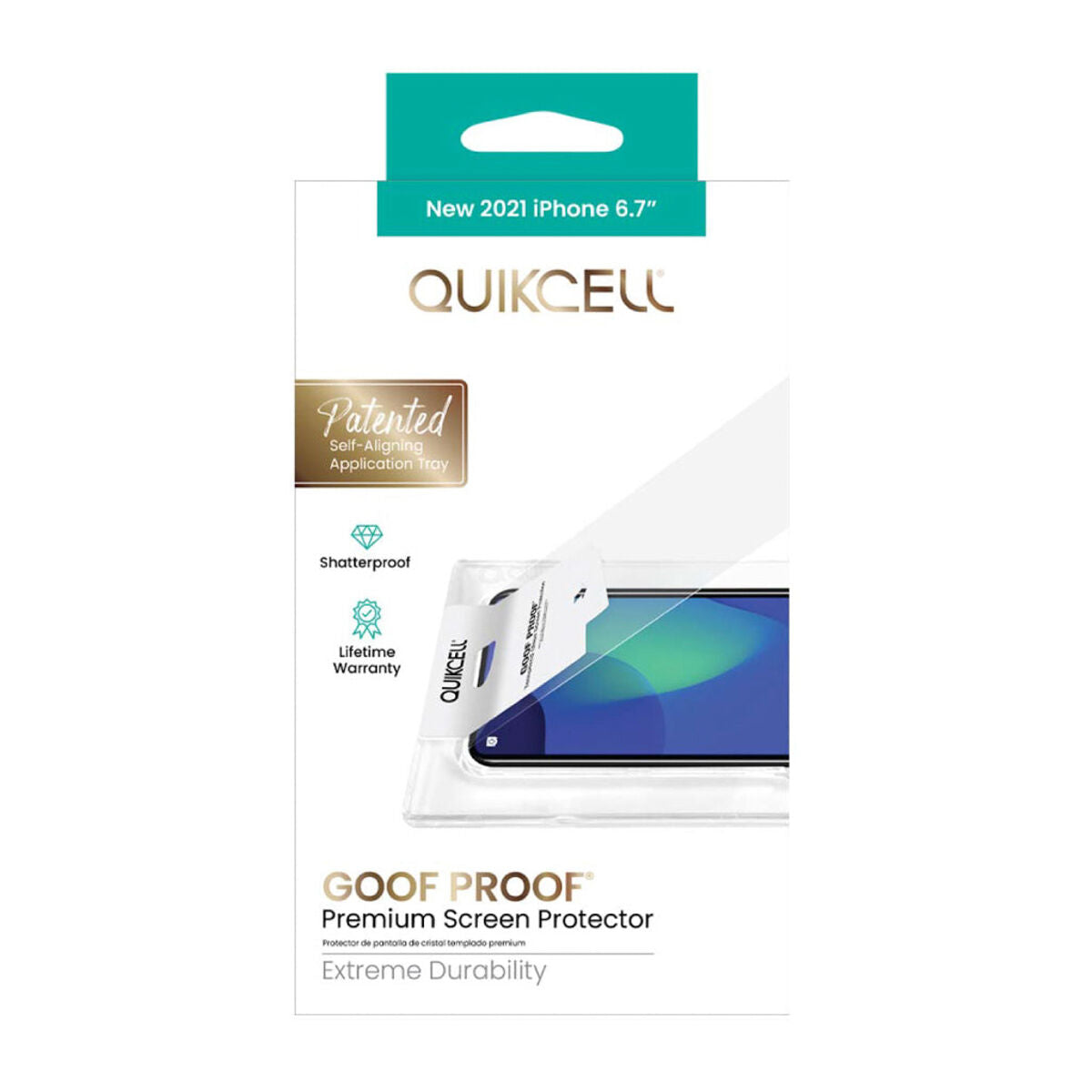 Mica Quikcell Templado iPhone 13 Pro Max